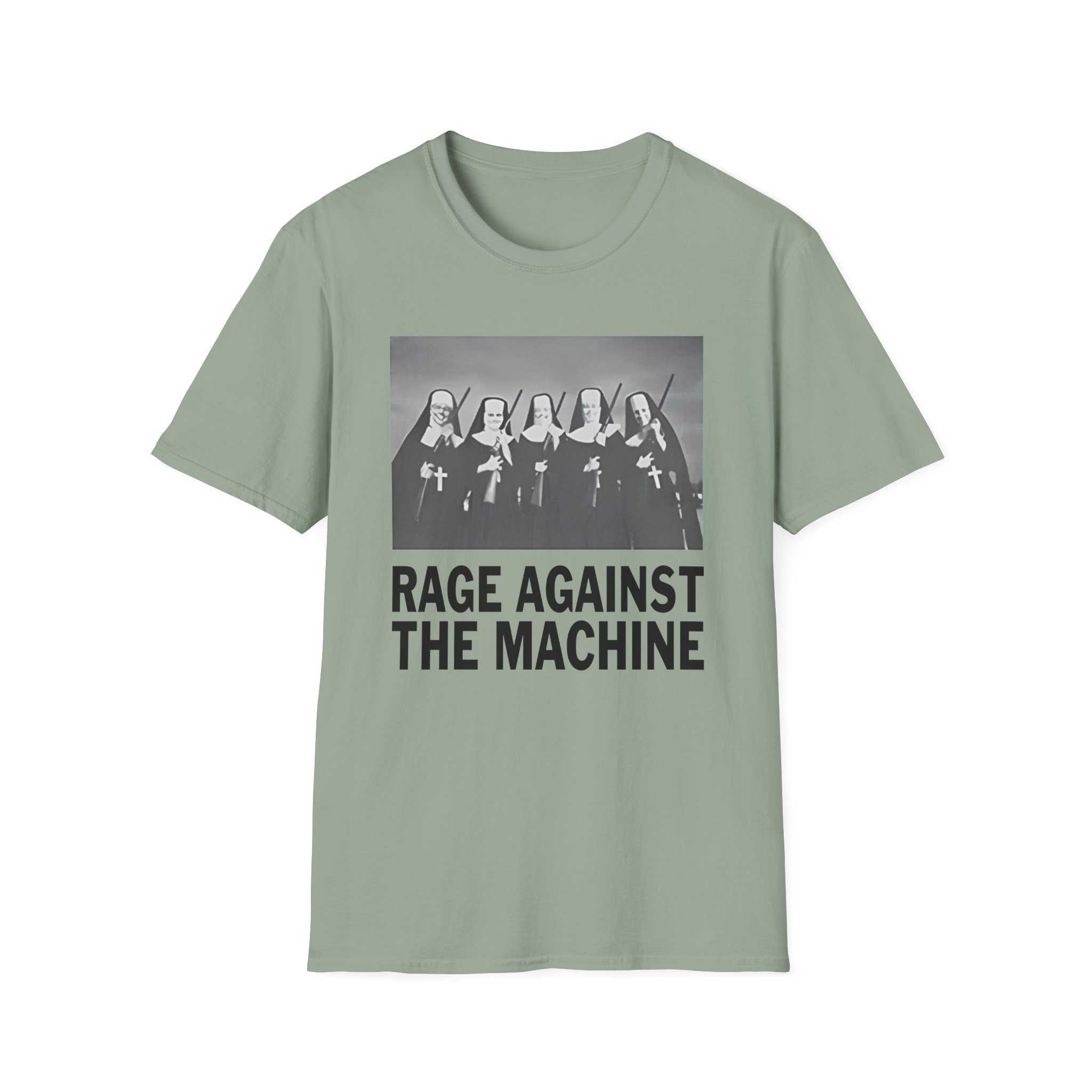 Rage Against the Machine Nuns and Guns Unisex Softstyle T-Shirt
