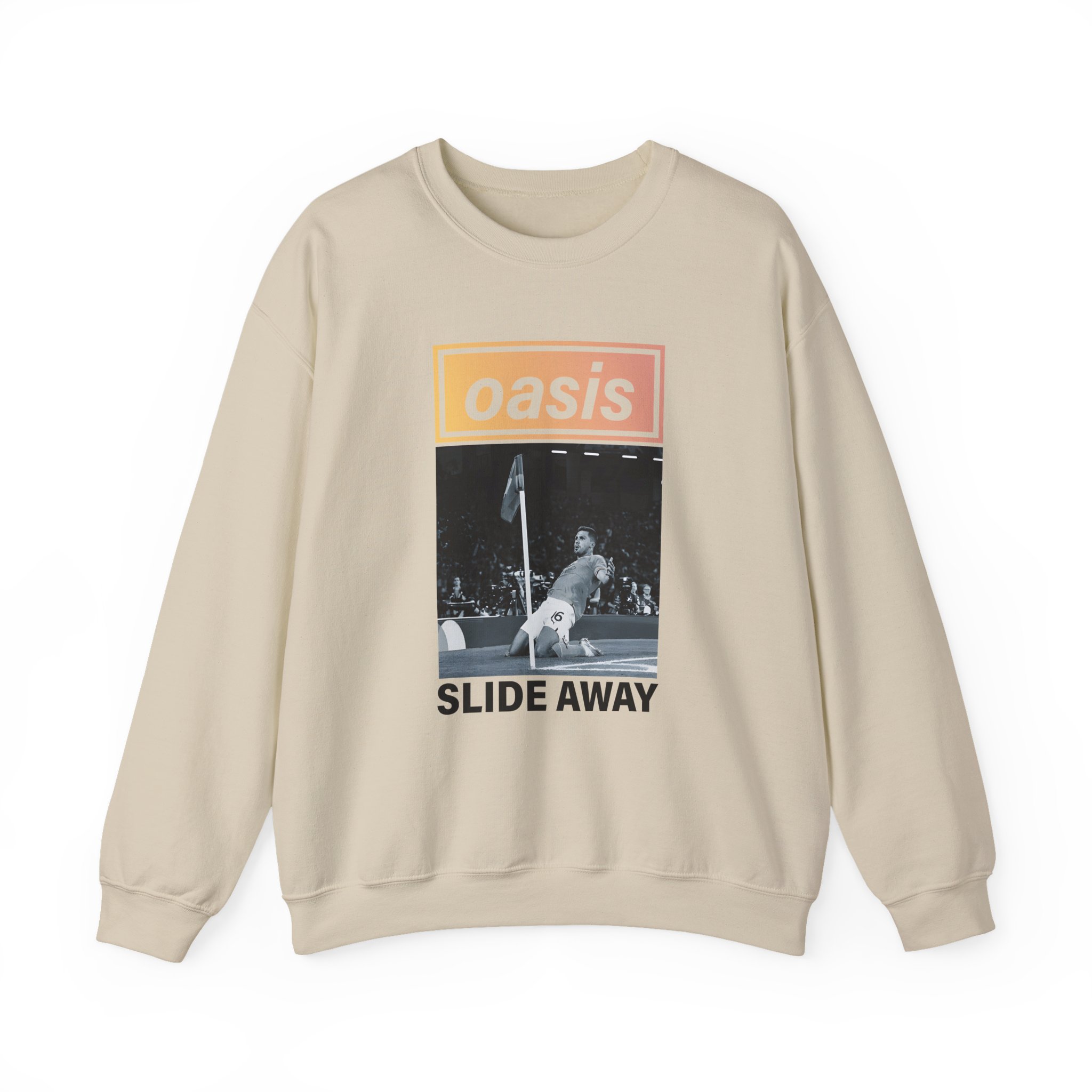 Oasis Man City Slide Away Unisex Heavy Blendâ„¢ Crewneck Sweatshirt