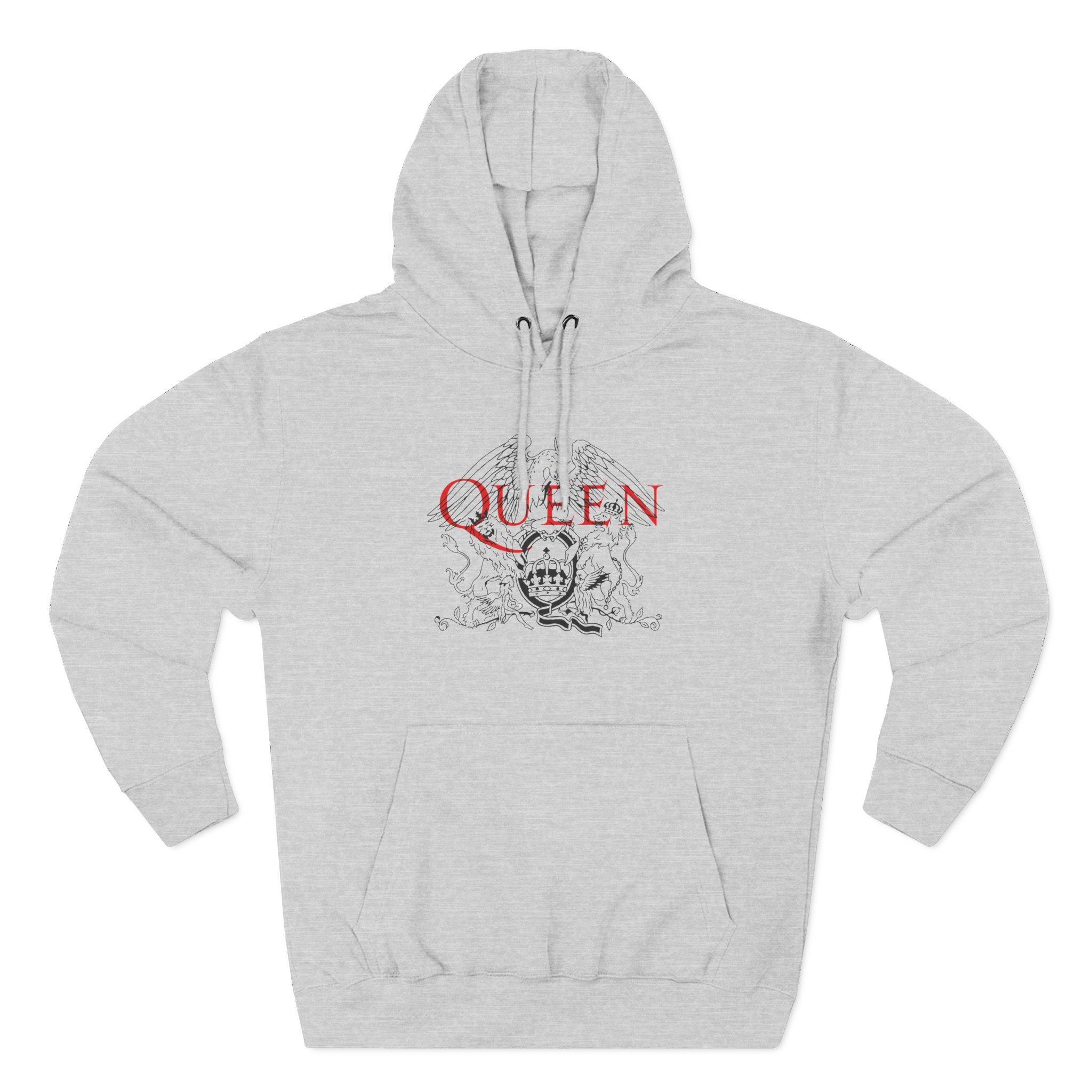F M Queen Handwritten Three-Panel Fleece Hoodie