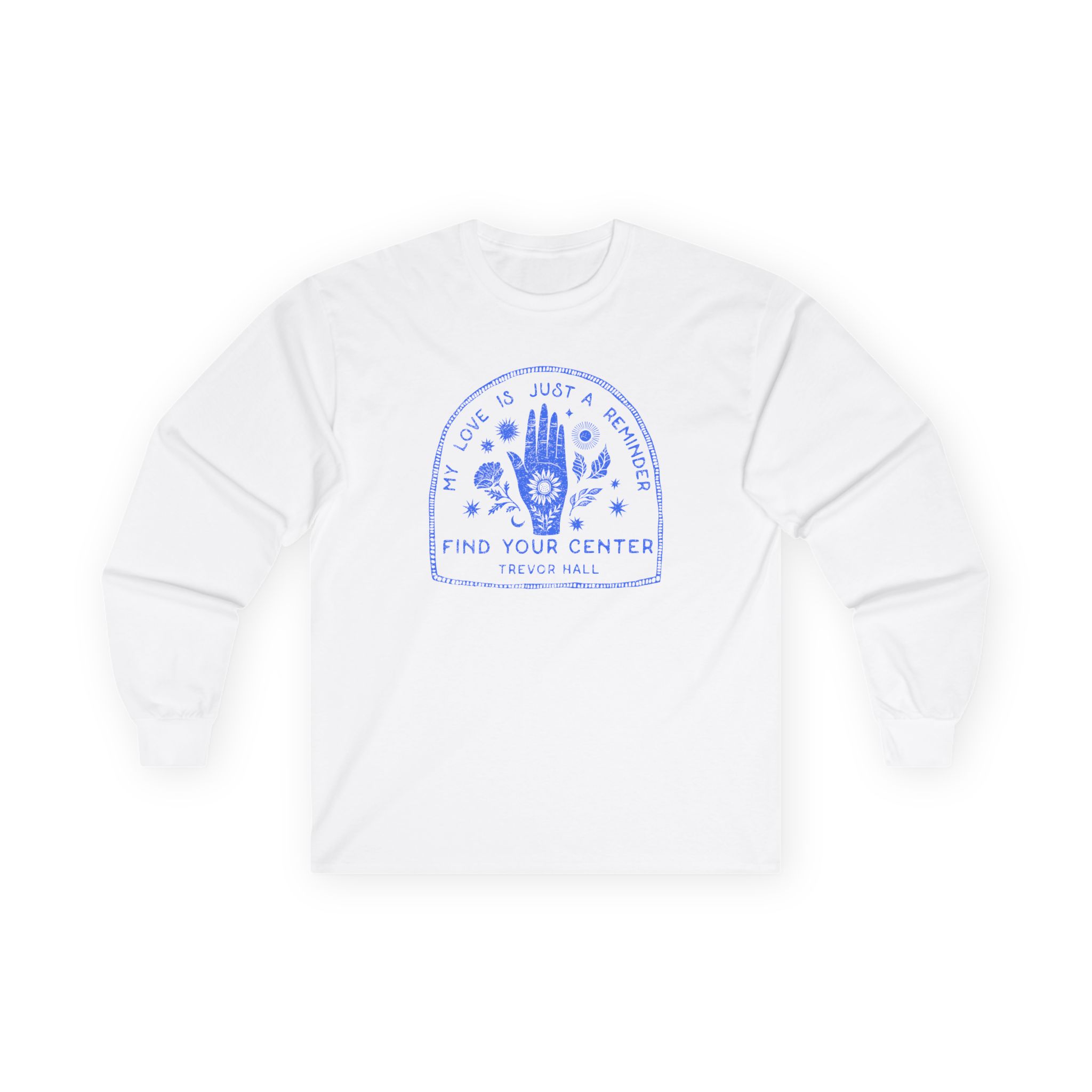 Trevor Hall Find Your Center Unisex Ultra Cotton Long Sleeve Tee