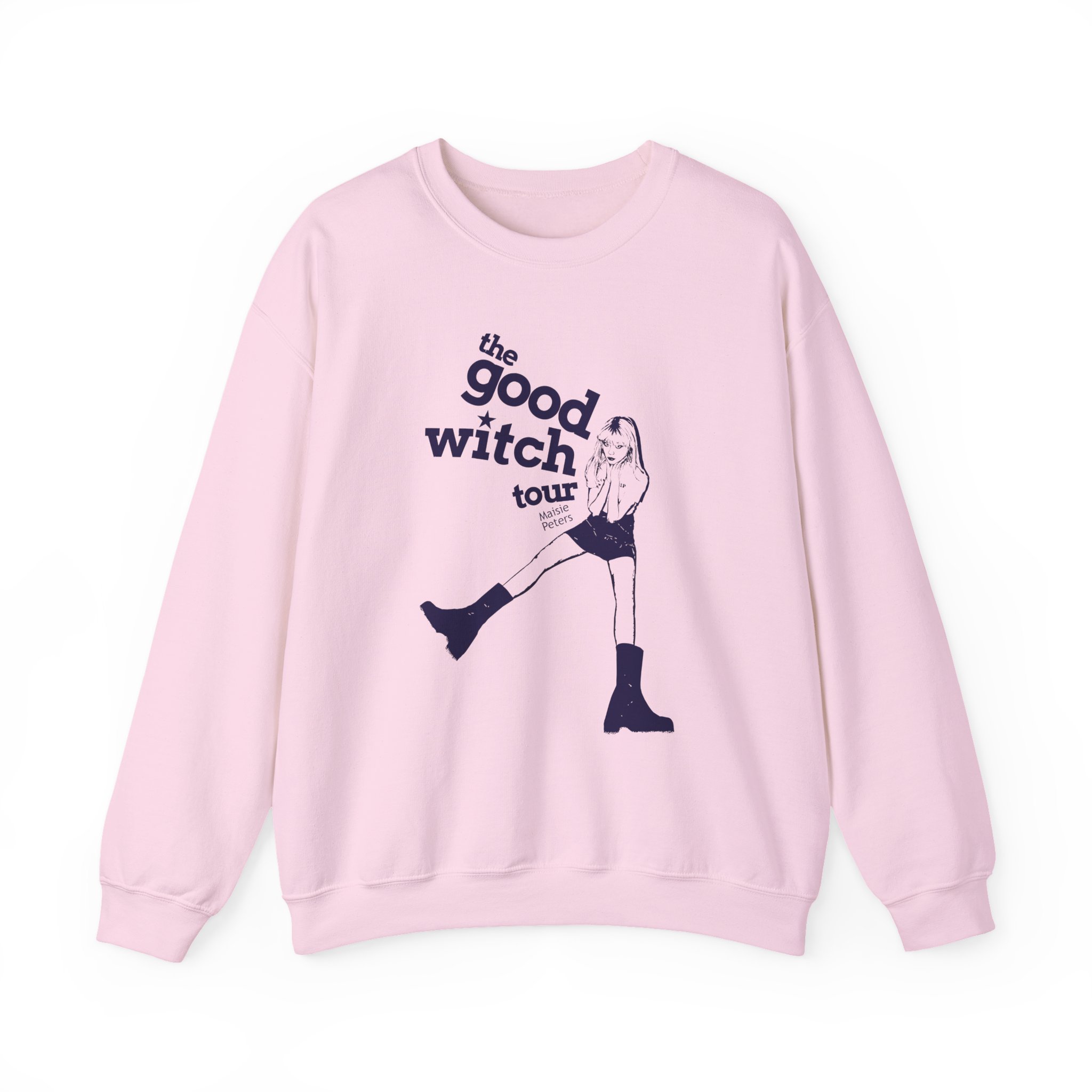 Maisie Peters the Good With Uk/eu 23/24 Tour Unisex Heavy Blendâ„¢ Crewneck Sweatshirt