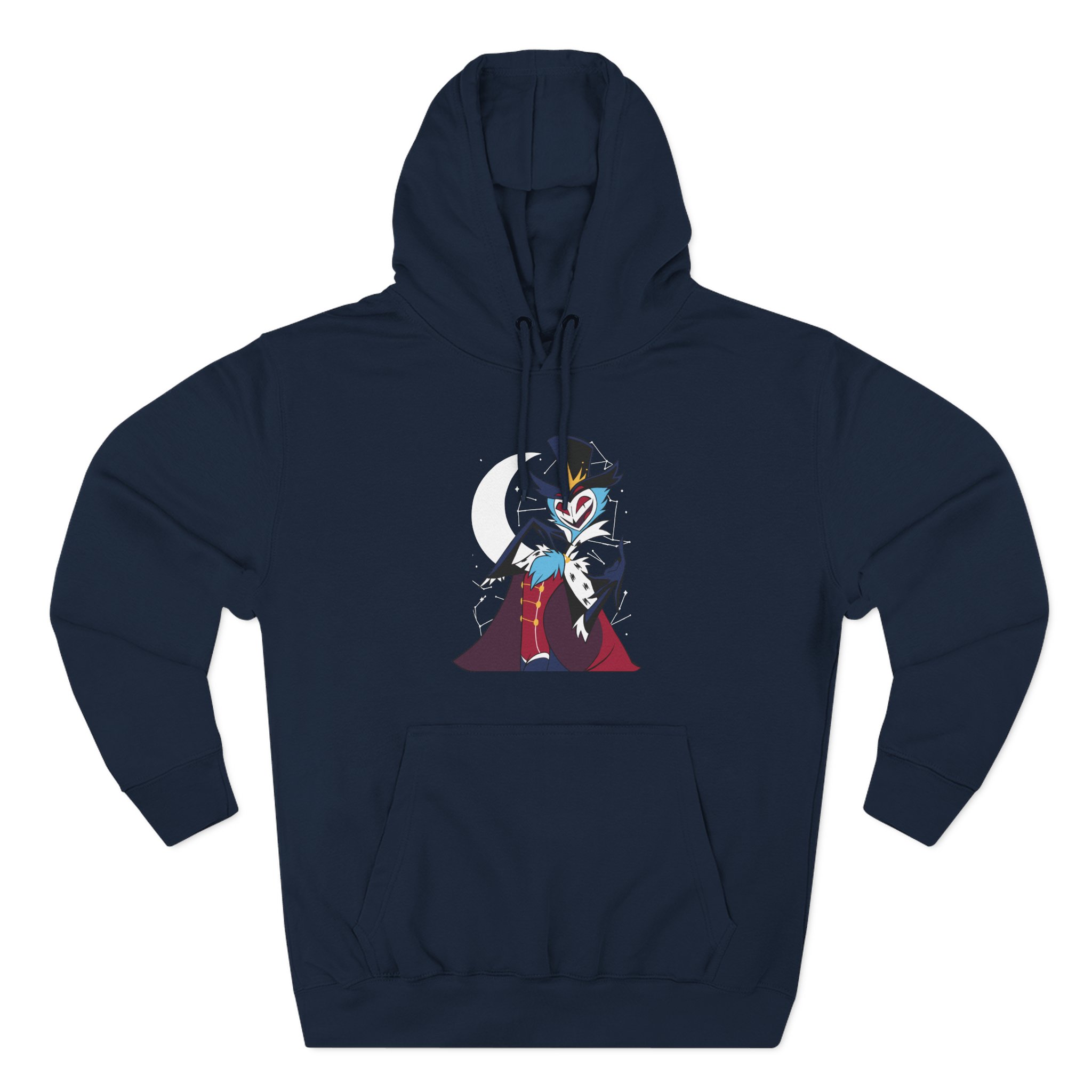 Helluva Boss Stolas Three-Panel Fleece Hoodie