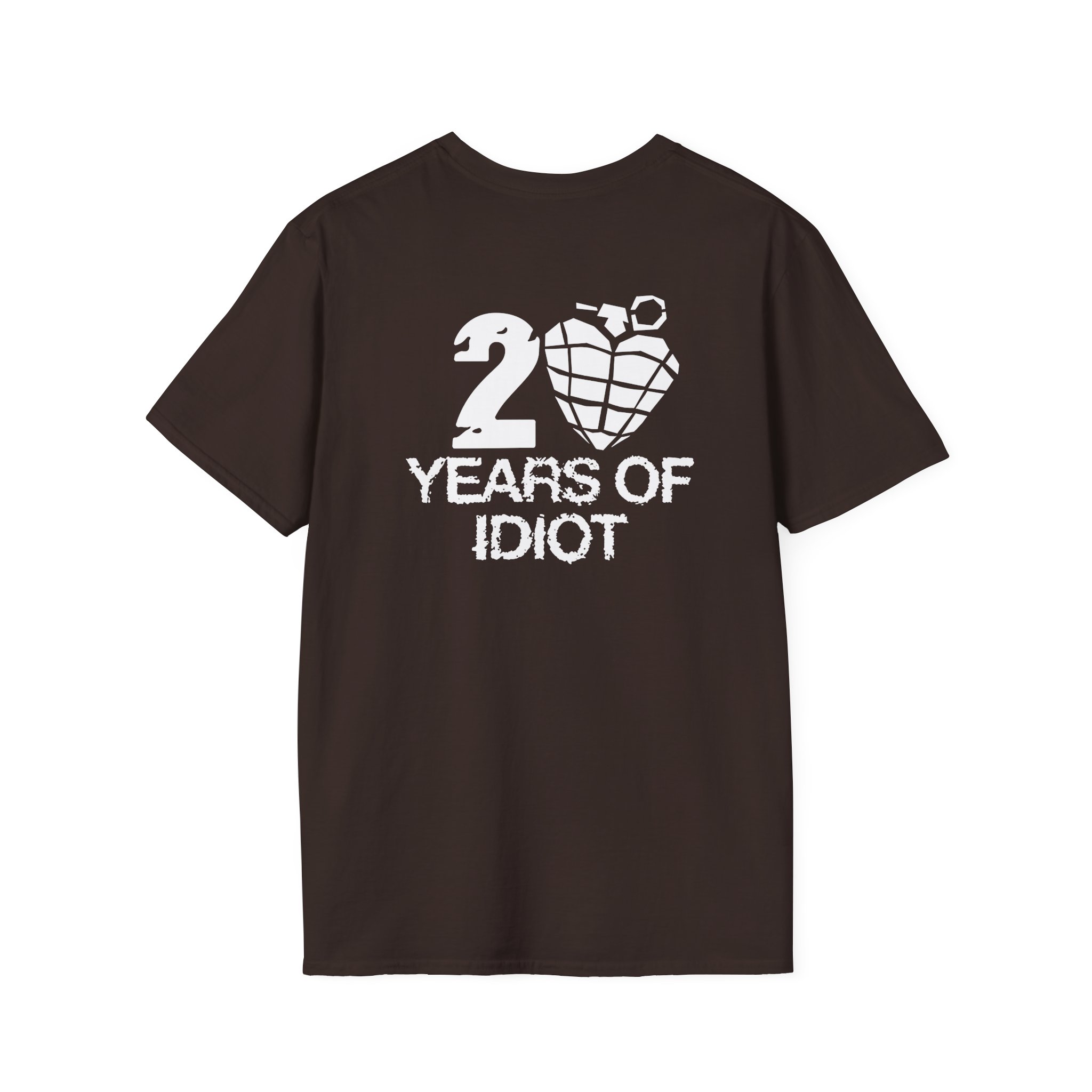 Green Day 20 Years of Idiot Unisex Softstyle T-Shirt