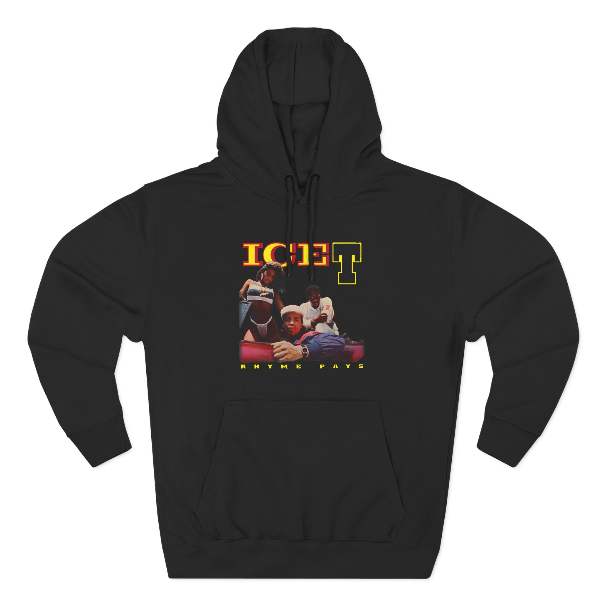 Ice-t Rhyme Pays Three-Panel Fleece Hoodie