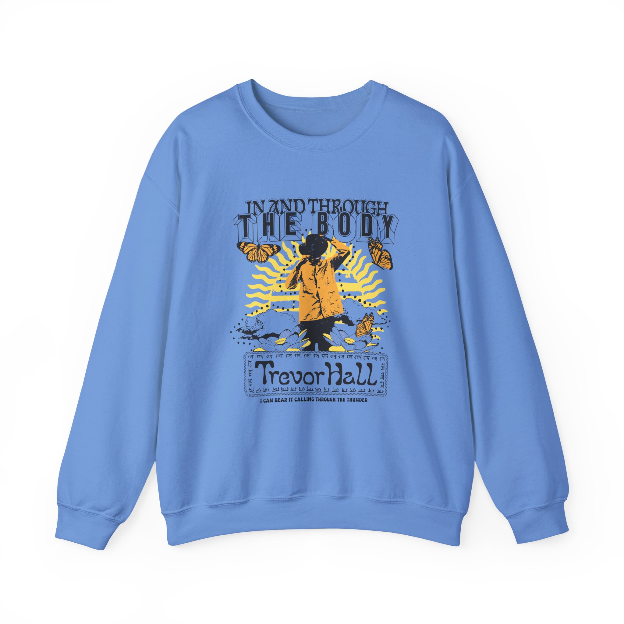 Trevor Hall in and Through the Body Unisex Heavy Blendâ„¢ Crewneck Sweatshirt