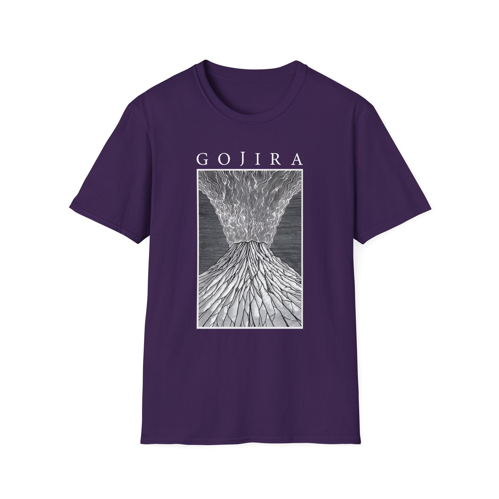 Gojira Magma Sketch Unisex Softstyle T-Shirt