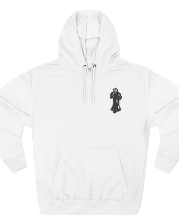Three-Panel Fleece Hoodie