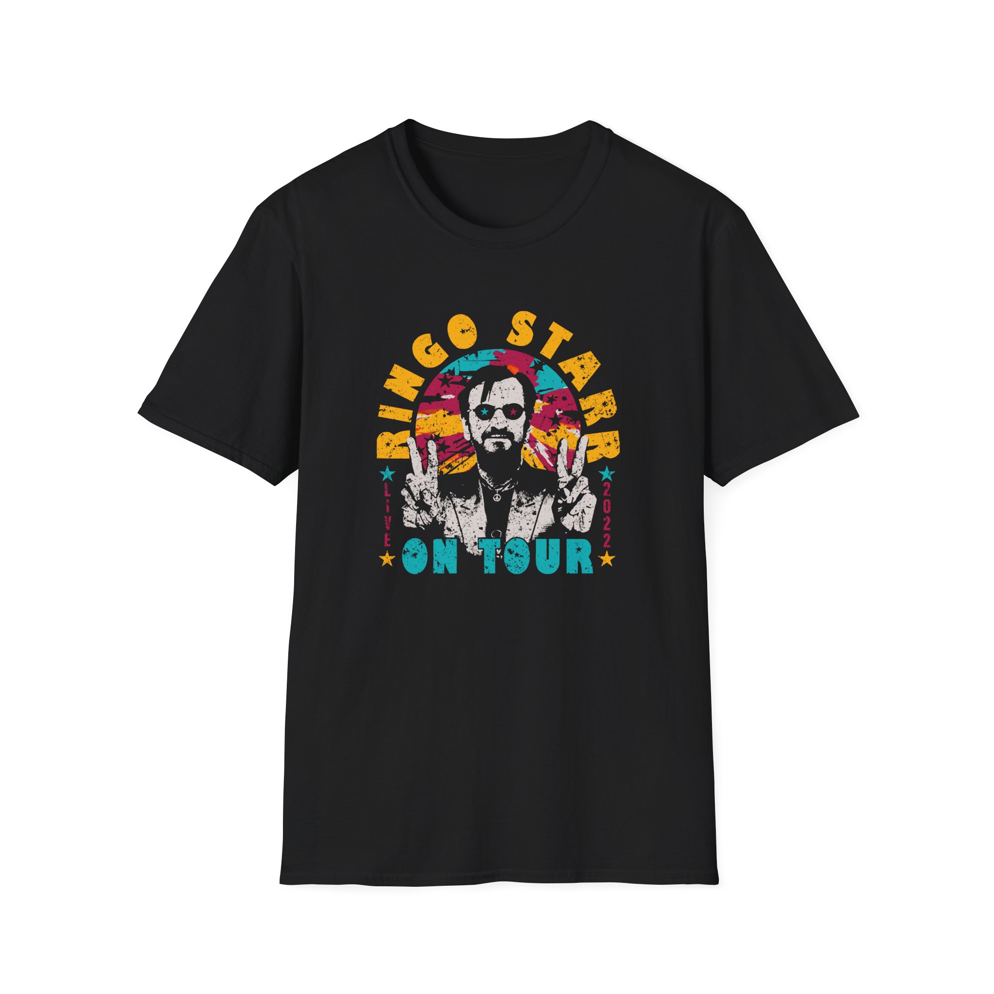 Ringo Starr Ringo on Tour Photo Unisex Softstyle T-Shirt