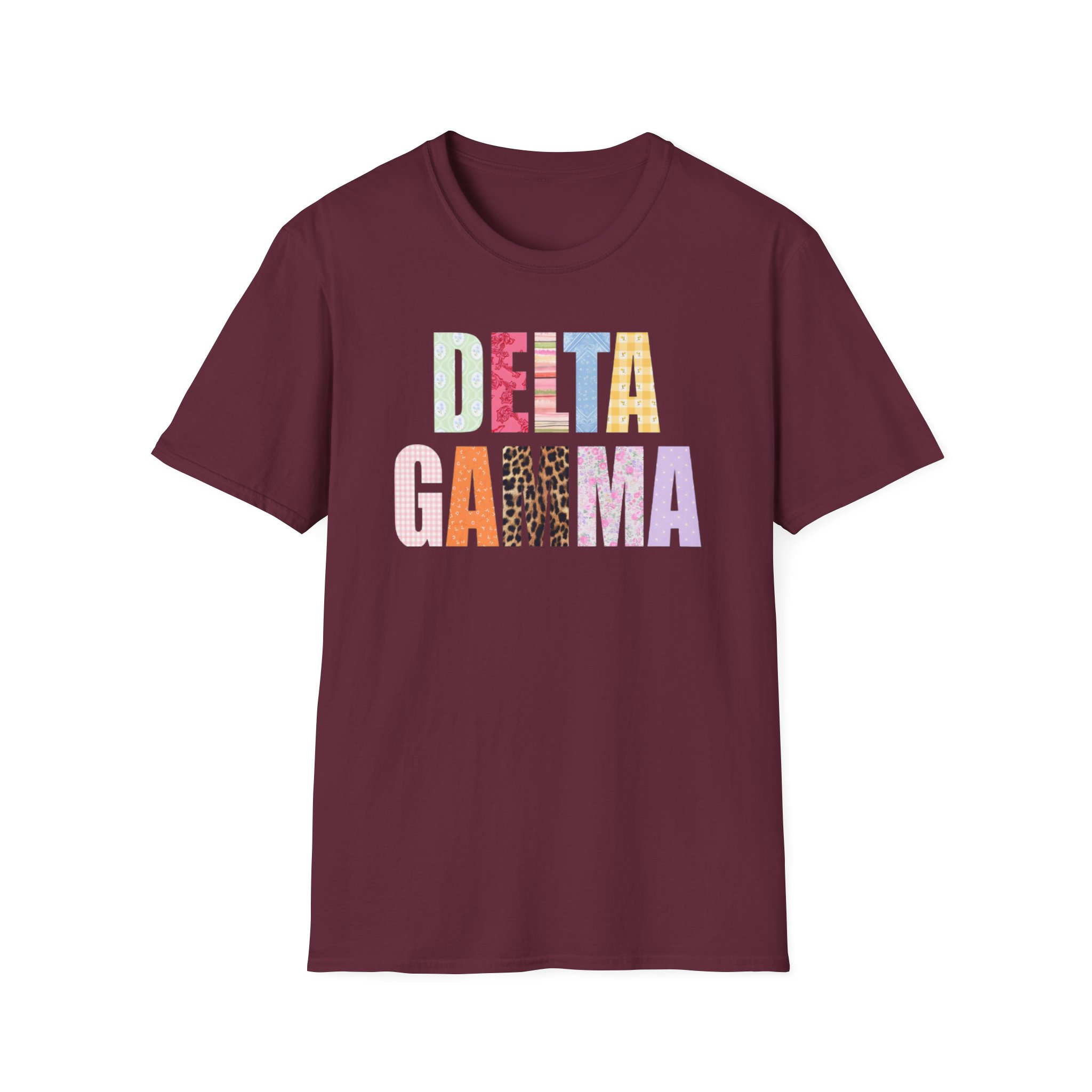 Delta Gamma Scrapbook Sorority Unisex Softstyle T-Shirt