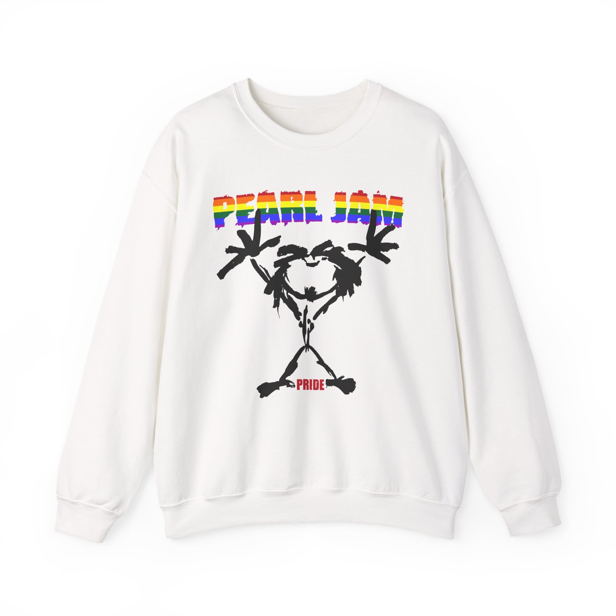 Pearl Jam Pride Stickman Unisex Heavy Blendâ„¢ Crewneck Sweatshirt