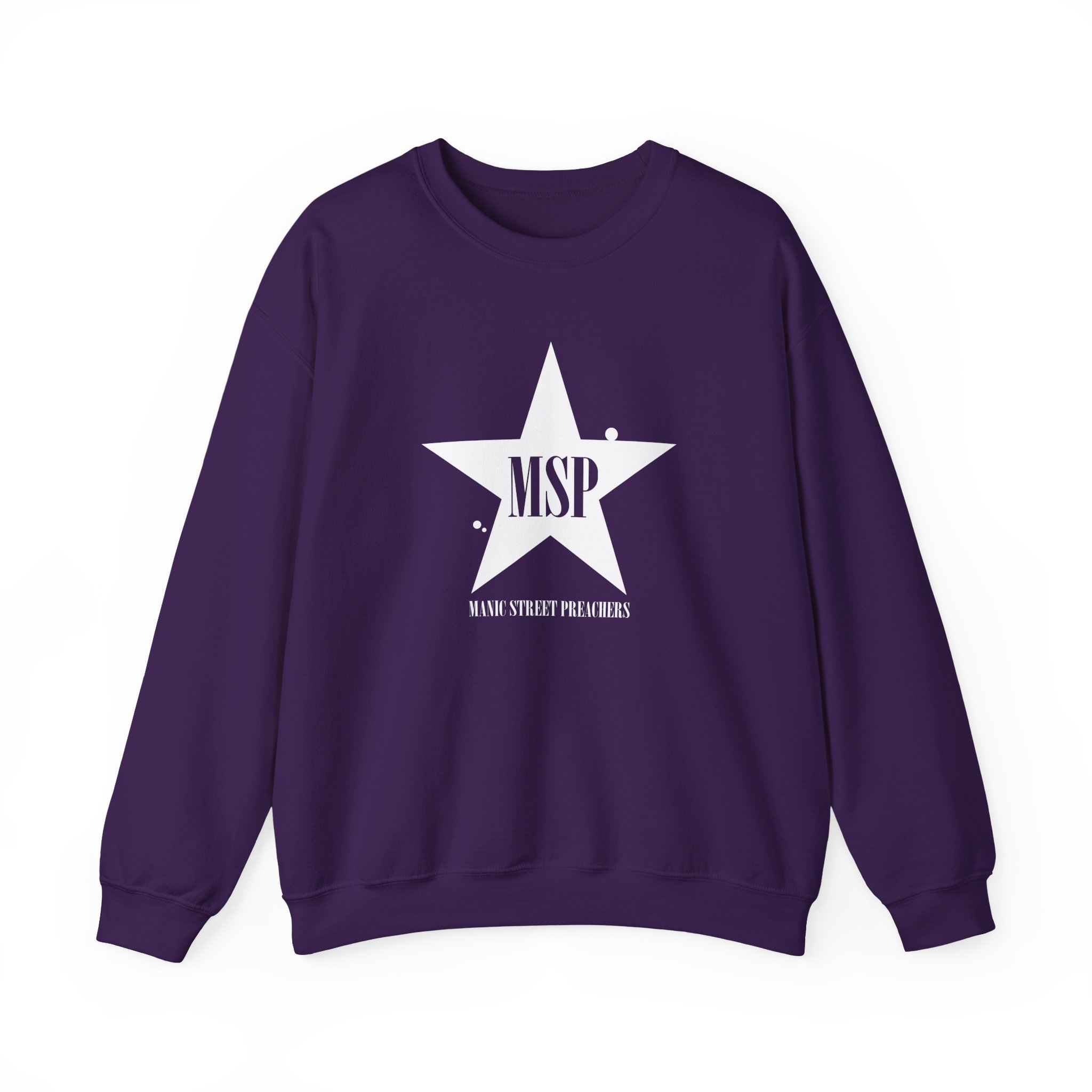 Manic Street Preachers Distressed Star Unisex Heavy Blendâ„¢ Crewneck Sweatshirt
