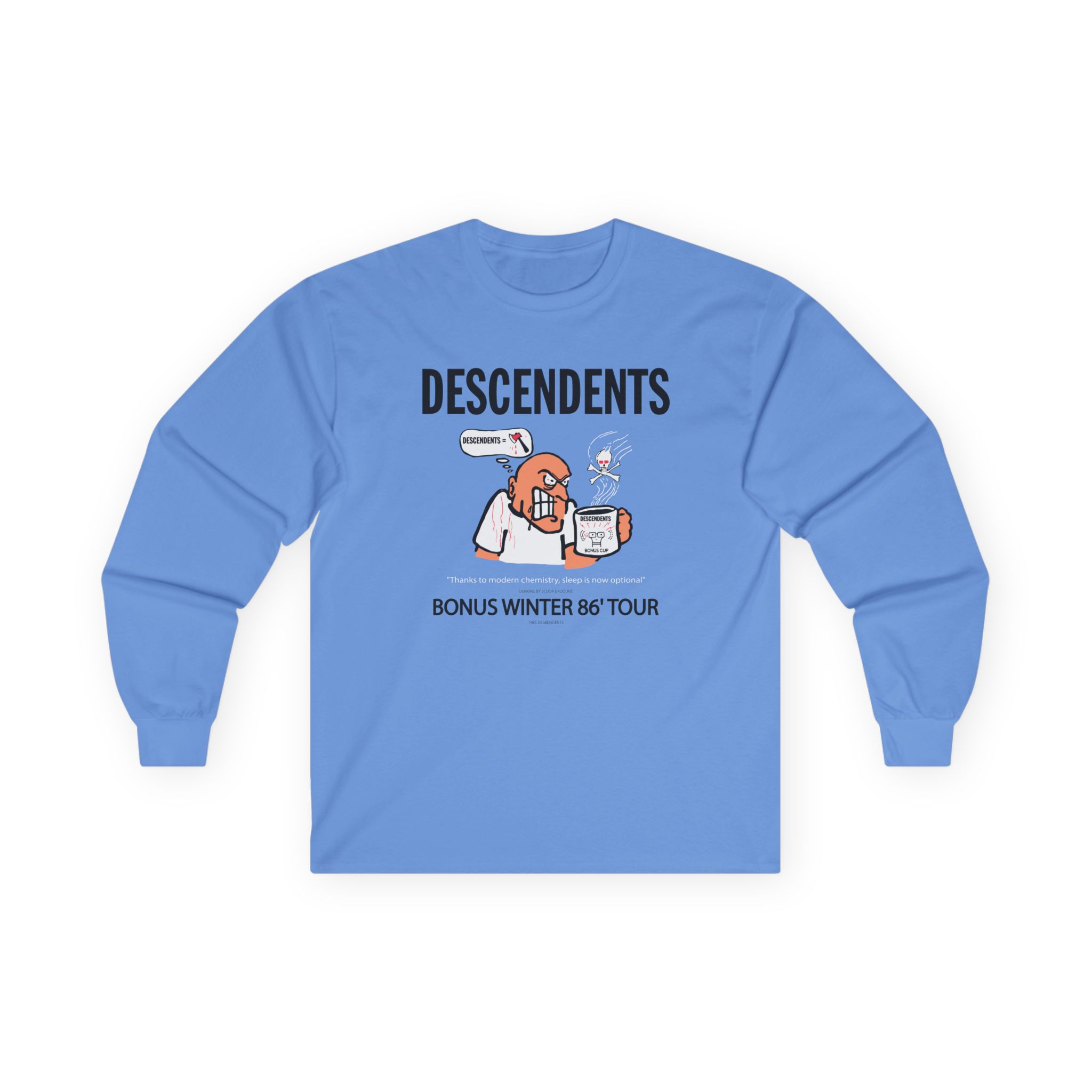 Descendents Bonus Cup '86 Tour Unisex Ultra Cotton Long Sleeve Tee