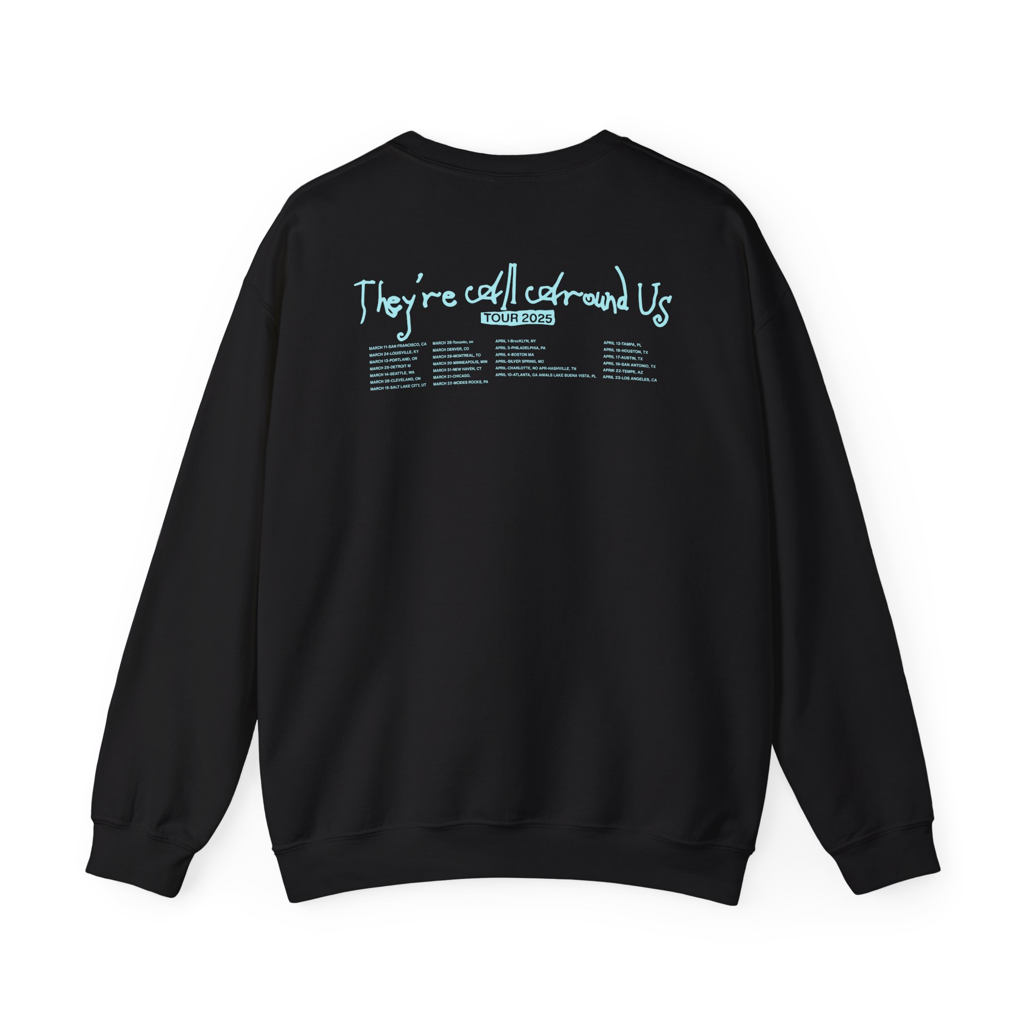 Poppy They Are All Around Us Tour Unisex Heavy Blendâ„¢ Crewneck Sweatshirt