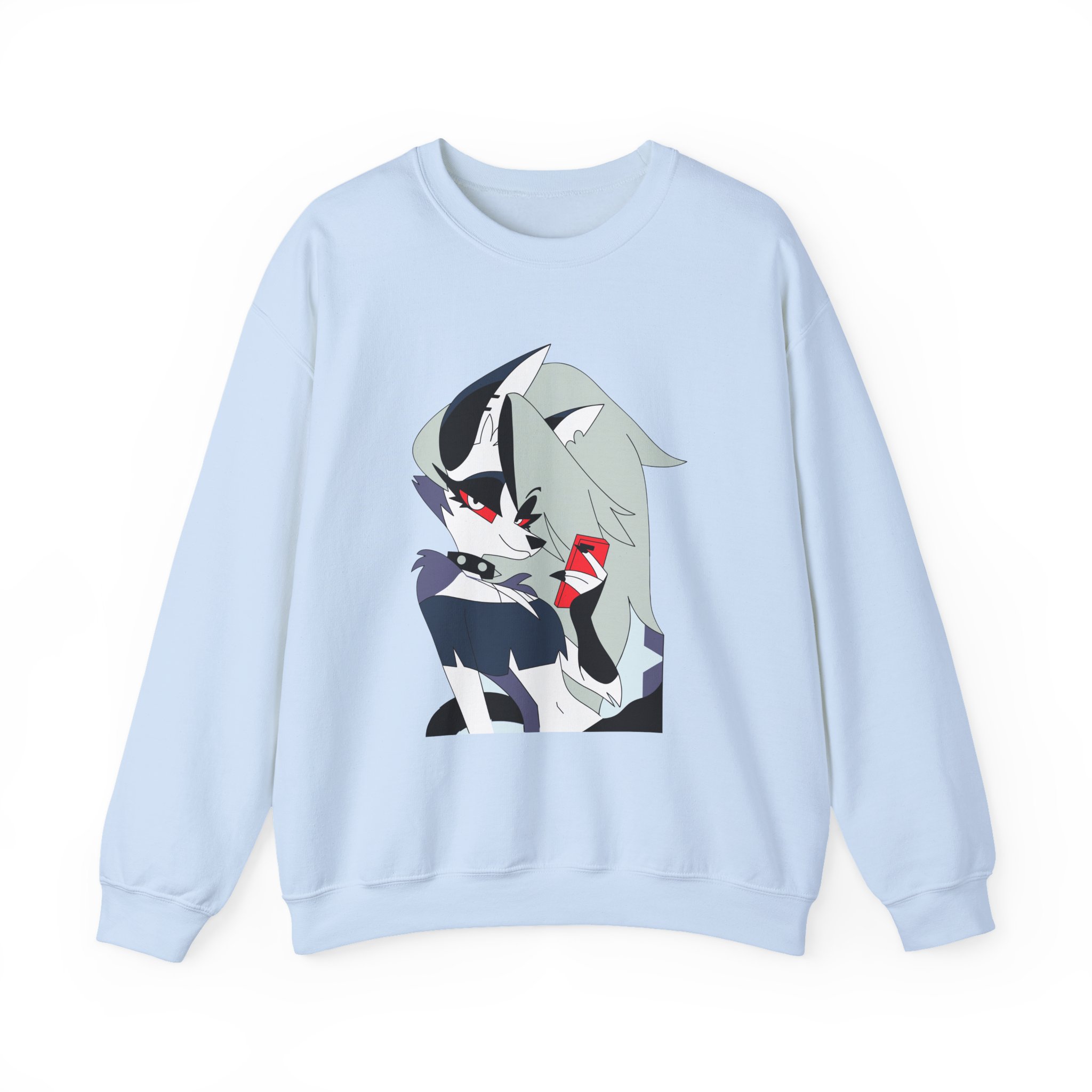 Helluva Boss Loona Unisex Heavy Blendâ„¢ Crewneck Sweatshirt