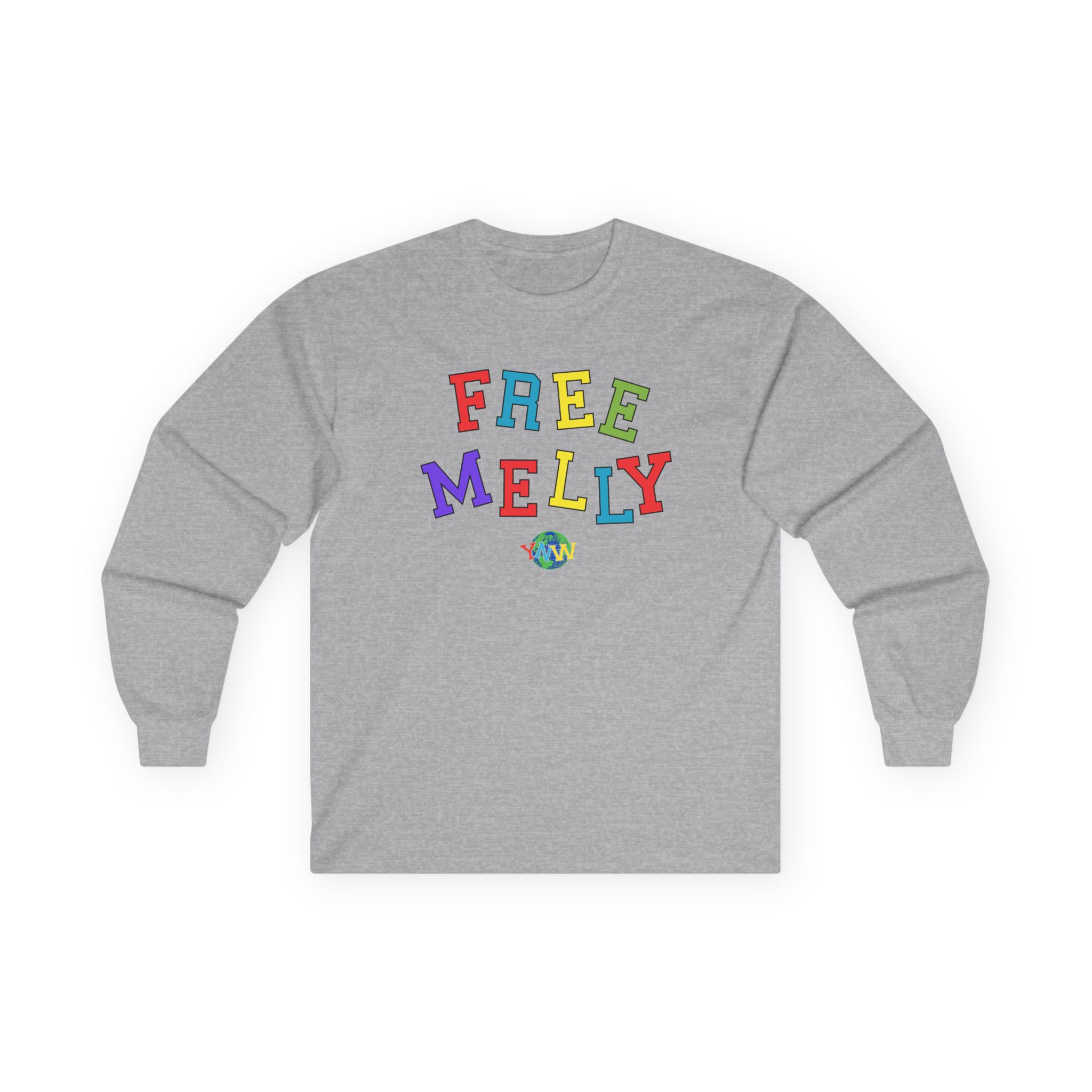 YNW Melly Free Melly Unisex Ultra Cotton Long Sleeve Tee