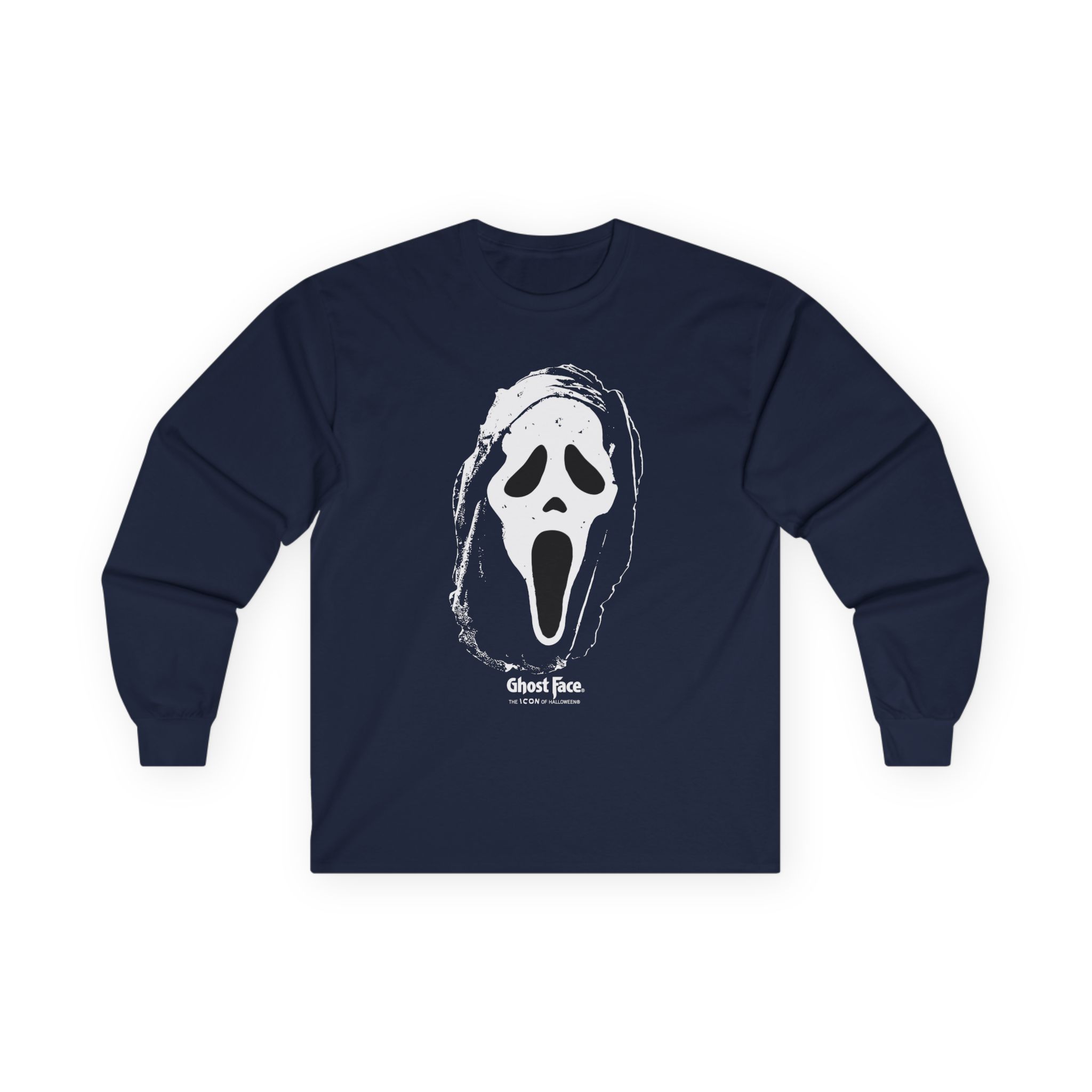 Ghostface Distressed Unisex Ultra Cotton Long Sleeve Tee