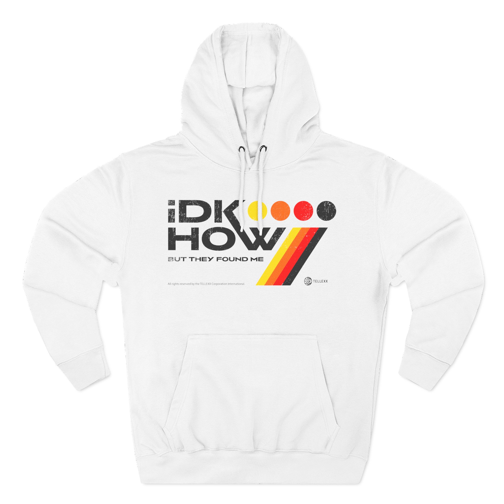 iDKHOW Colored Dots Three-Panel Fleece Hoodie