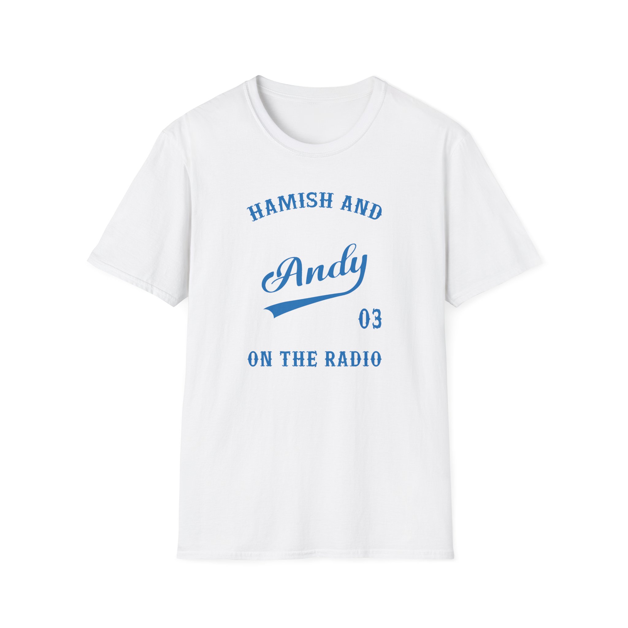 Hamish and Andy Unisex Softstyle T-Shirt