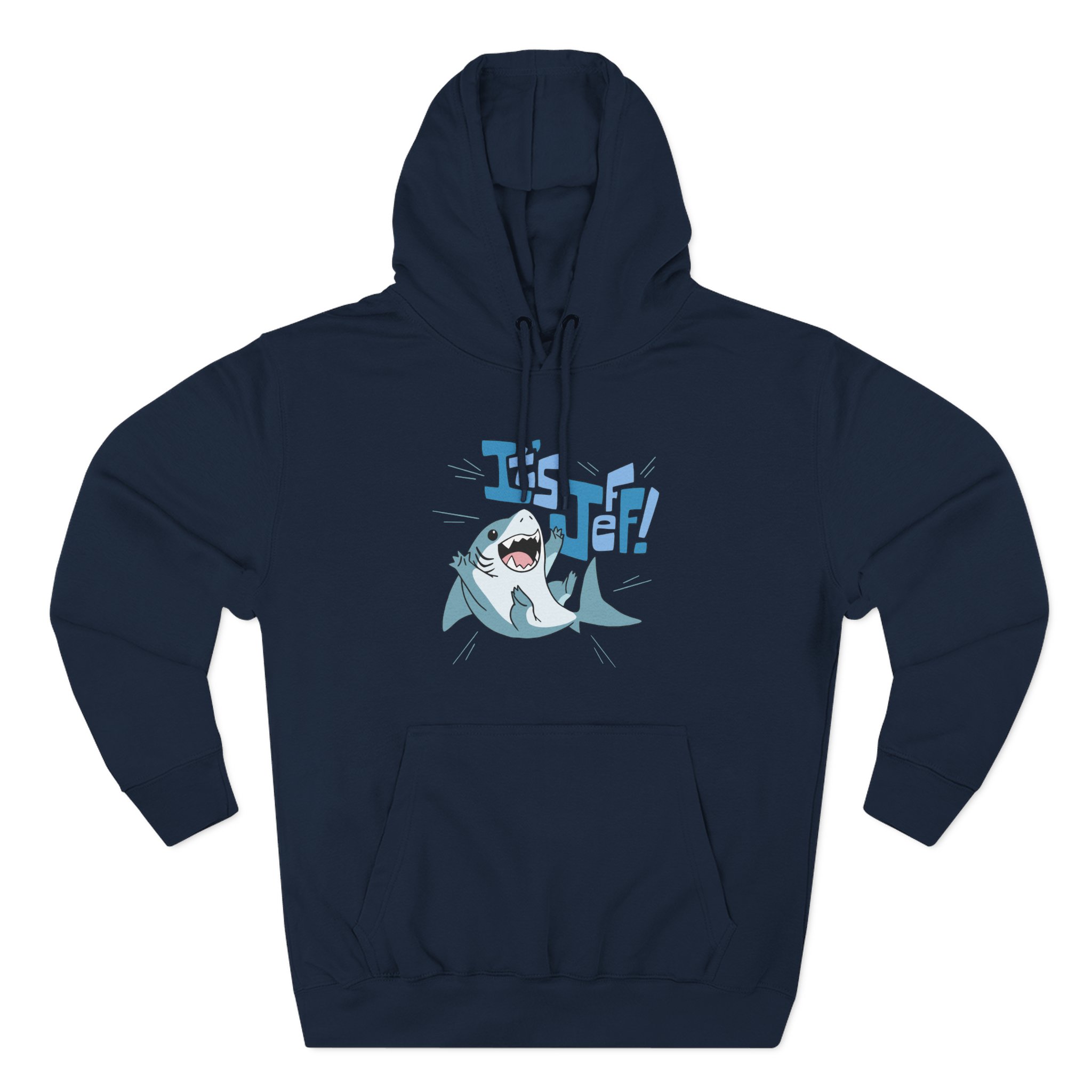 Jeff the Land Shark Three-Panel Fleece Hoodie