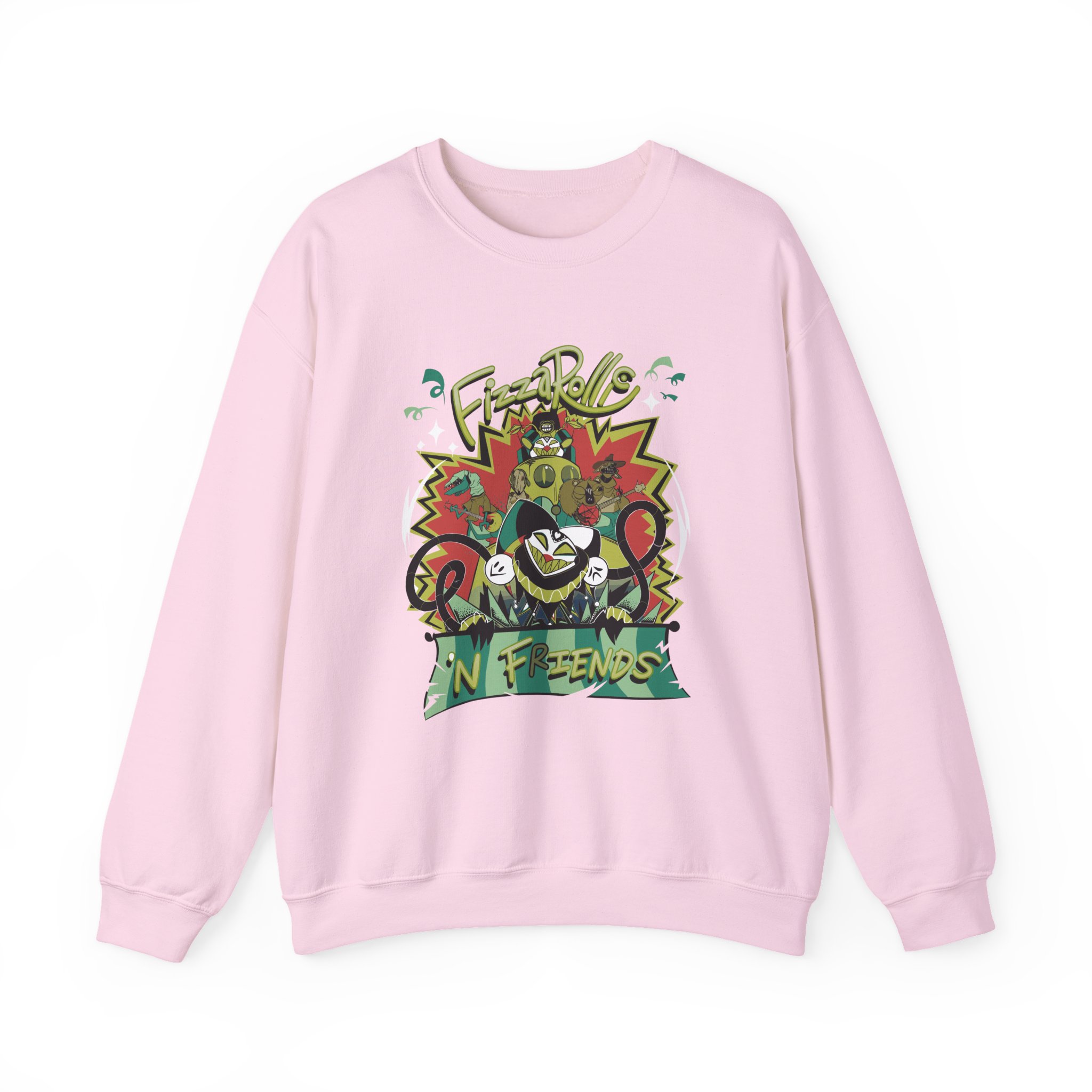 Helluva Boss Fizz N Friends Unisex Heavy Blendâ„¢ Crewneck Sweatshirt