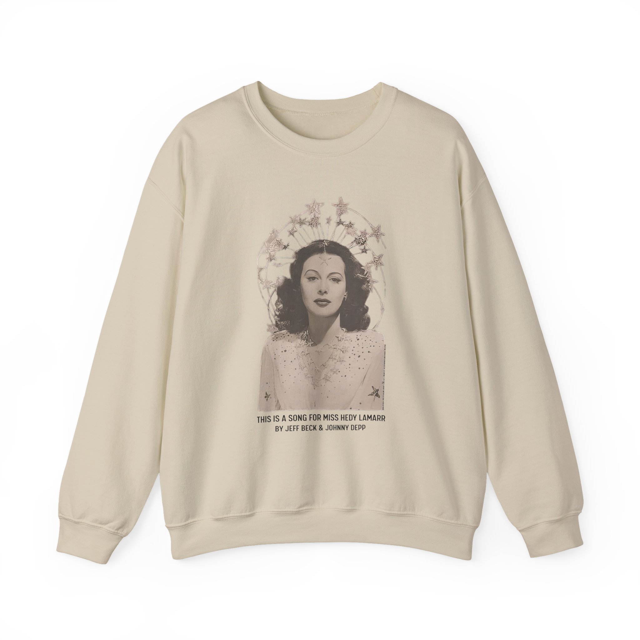 Jeff Beck for Miss Hedy Lamarr Unisex Heavy Blendâ„¢ Crewneck Sweatshirt