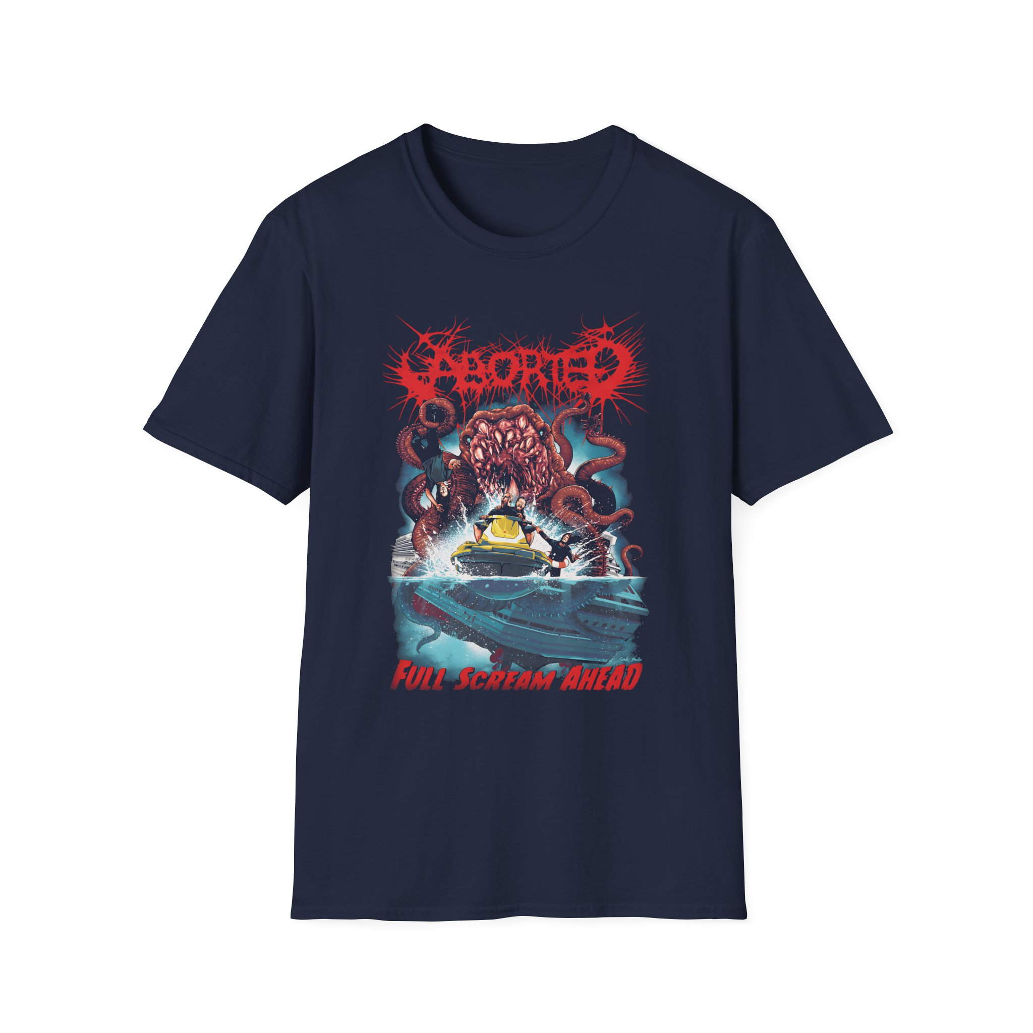Aborted Full Scream Ahead Unisex Softstyle T-Shirt