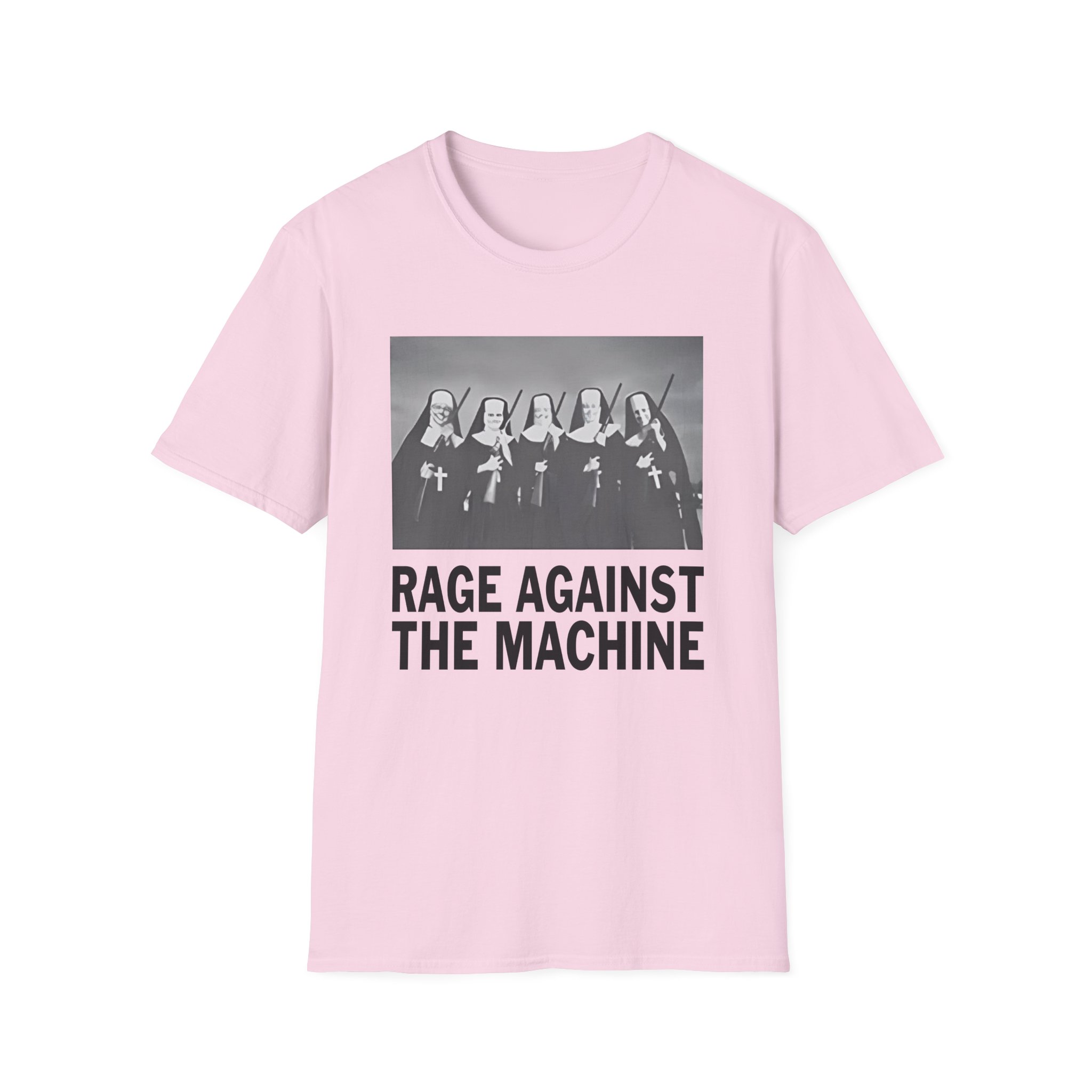 Rage Against the Machine Nuns and Guns Unisex Softstyle T-Shirt