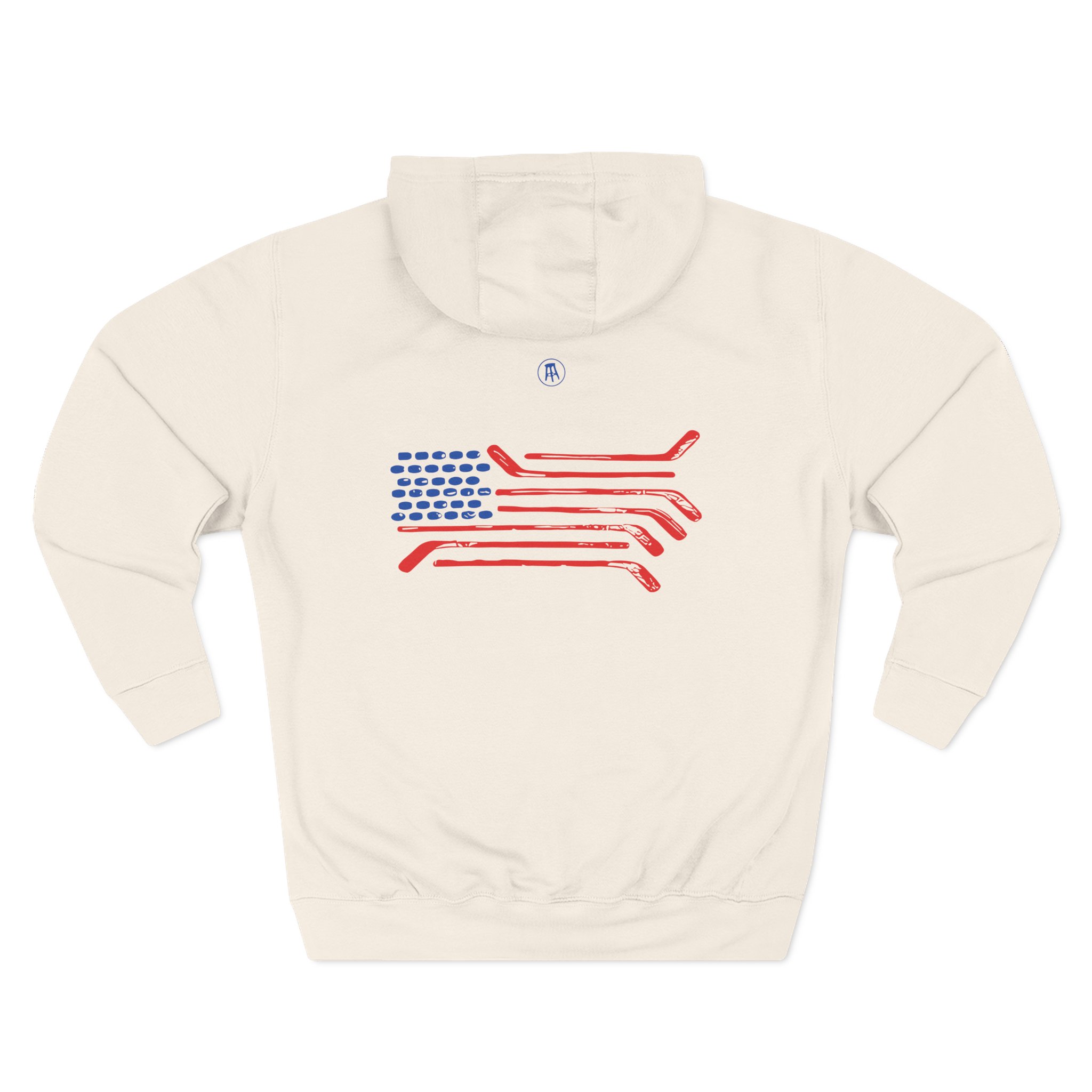 Spittin Chiclets Flag Three-Panel Fleece Hoodie