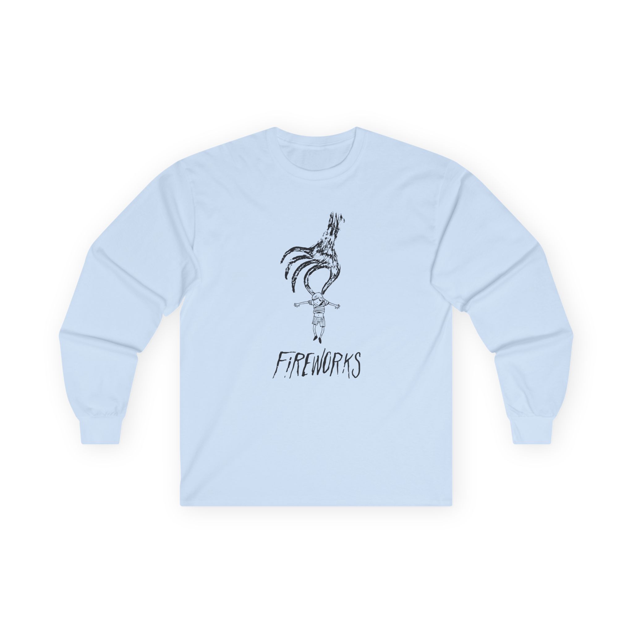 Fireworks Hand Unisex Ultra Cotton Long Sleeve Tee