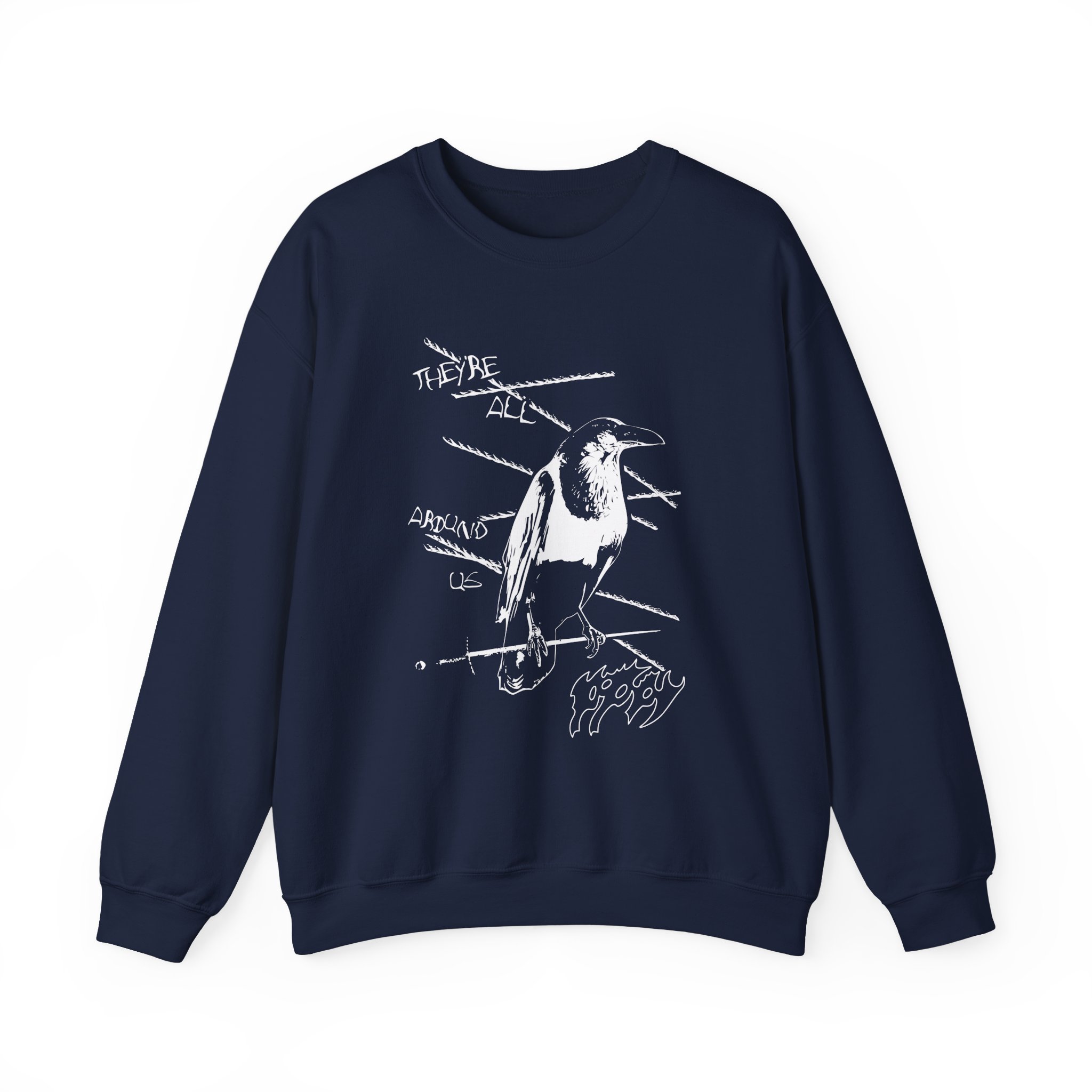 Poppy They're All Around Us Unisex Heavy Blendâ„¢ Crewneck Sweatshirt