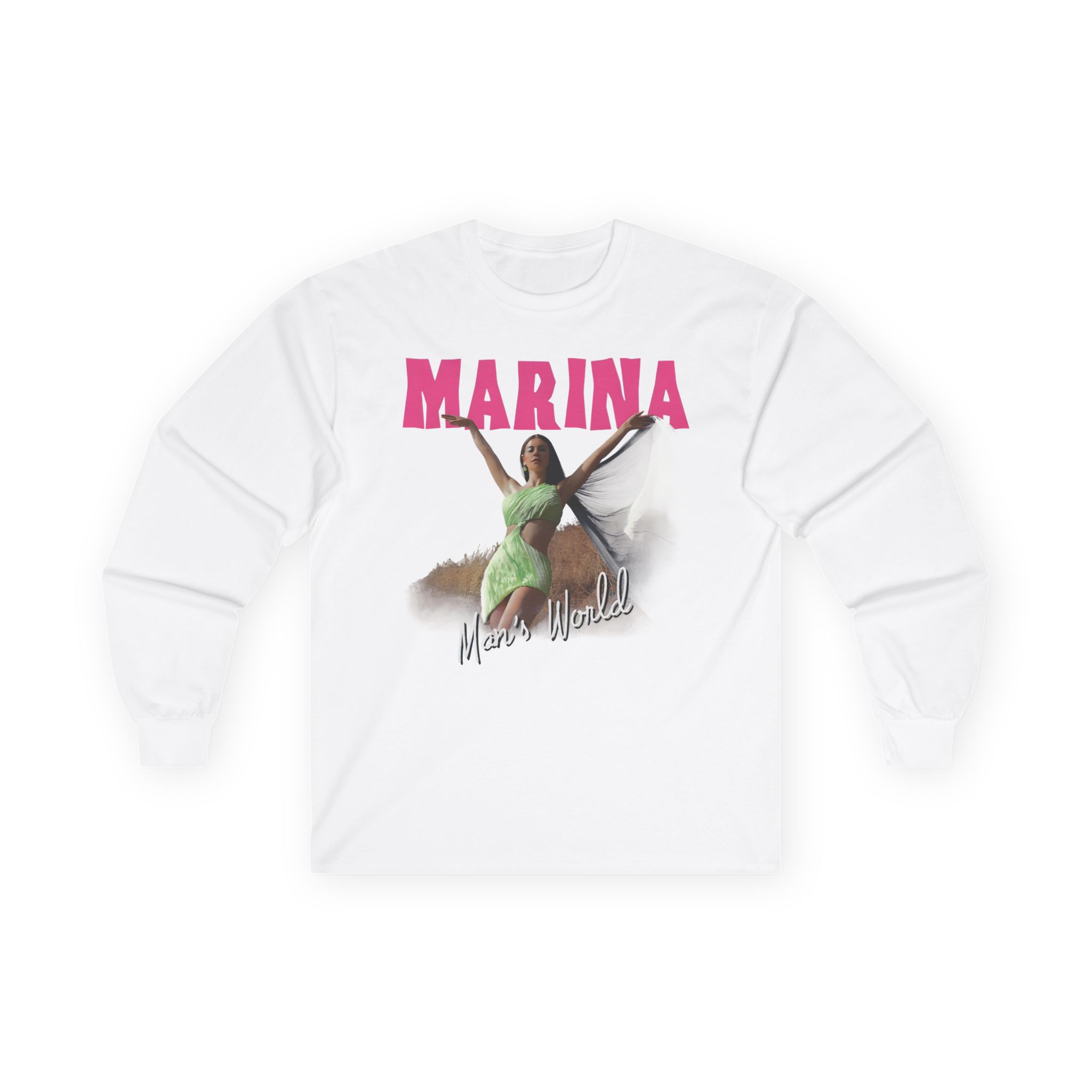 Marina Man's World Unisex Ultra Cotton Long Sleeve Tee